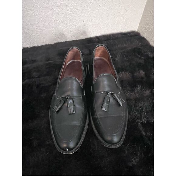 Allen Edmonds GRAYSON Men\'s Leather Tassel Loafers 8.5 D Black Dress Shoes main image 4